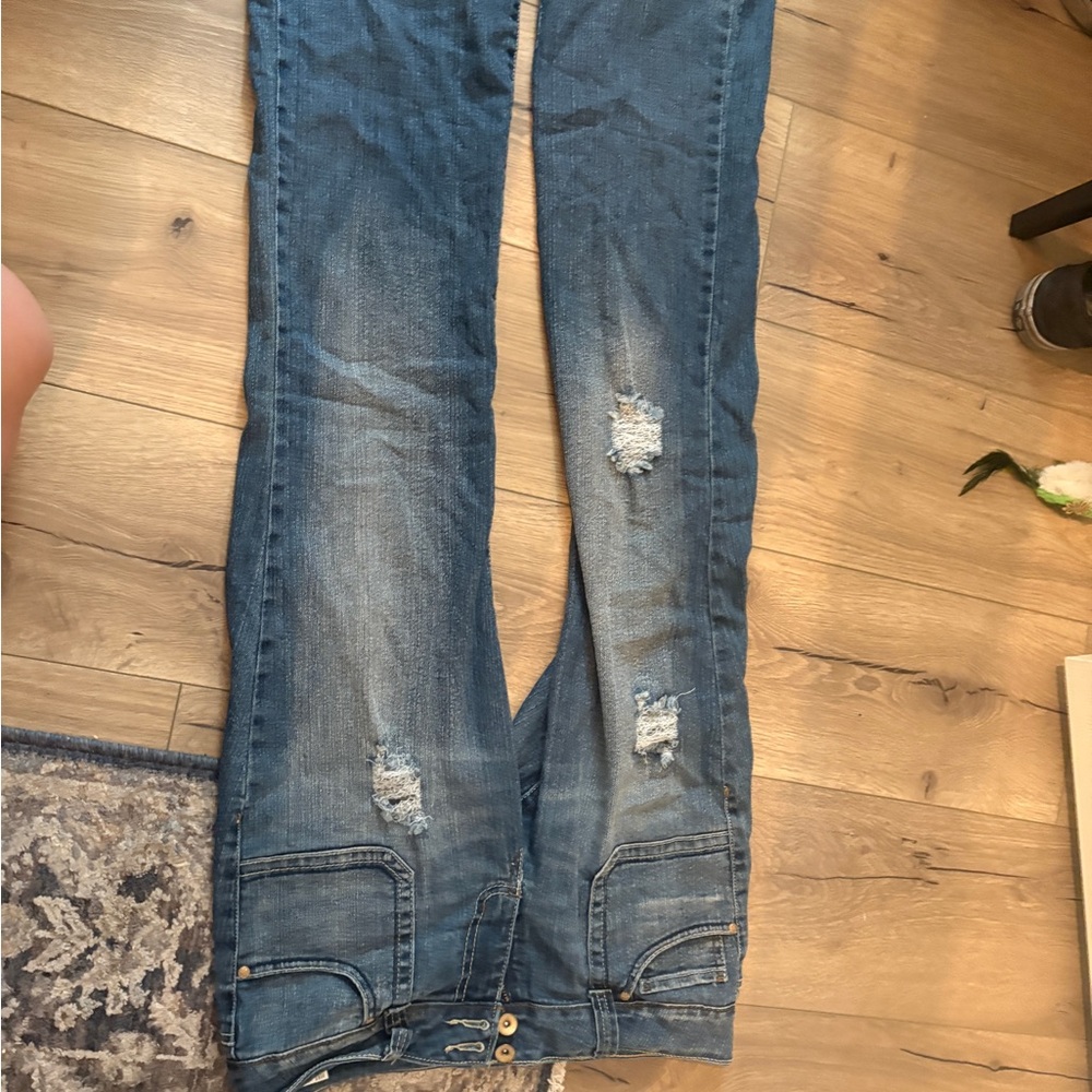 Lei Blue Skinny Distressed Jeans